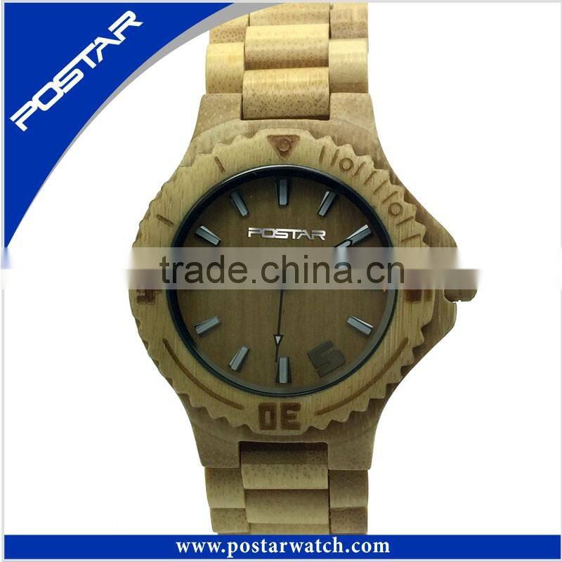 Natural Maple Wood And Sandal Wood Watch Wholesale Wood Watch Hand Craft Gifts