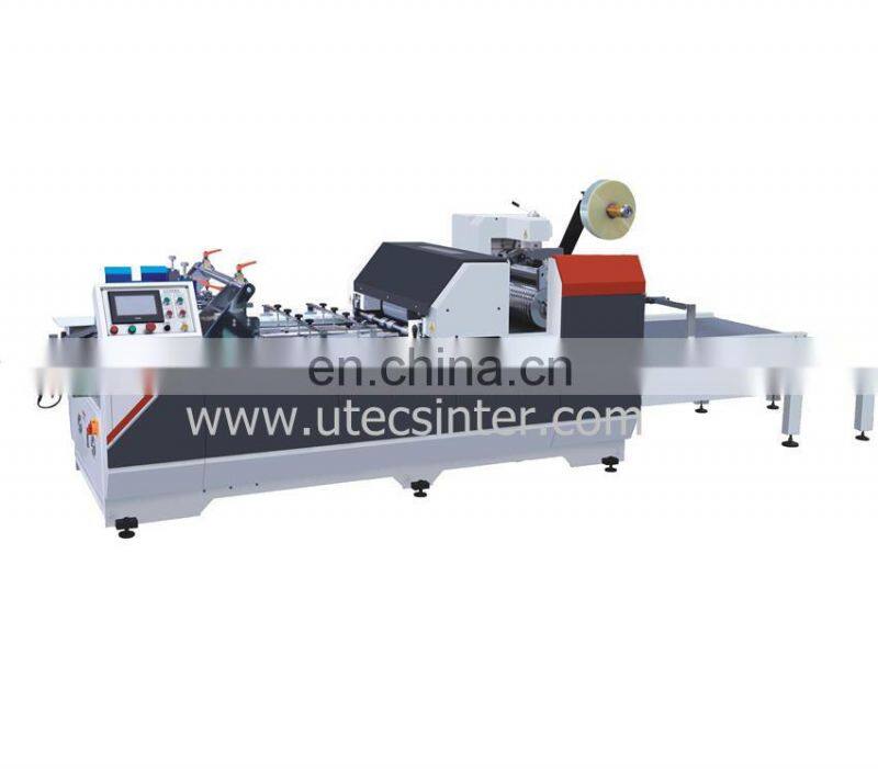 UTM650B Automatic Corrugated carton medicine Paper Box Window patching Machine for t-shirt garment rotary film cut