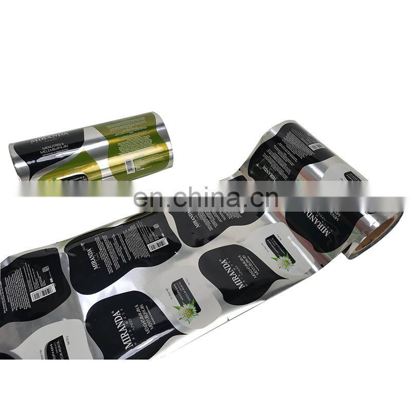 Sealed alum foil cosmetic hair condition liquid masking personal care plant nutrition olive aloe sachet packaging roll film