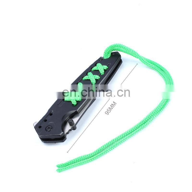 8.3 Inch Stainless steel tying handle stainless steel folding survival camping knife