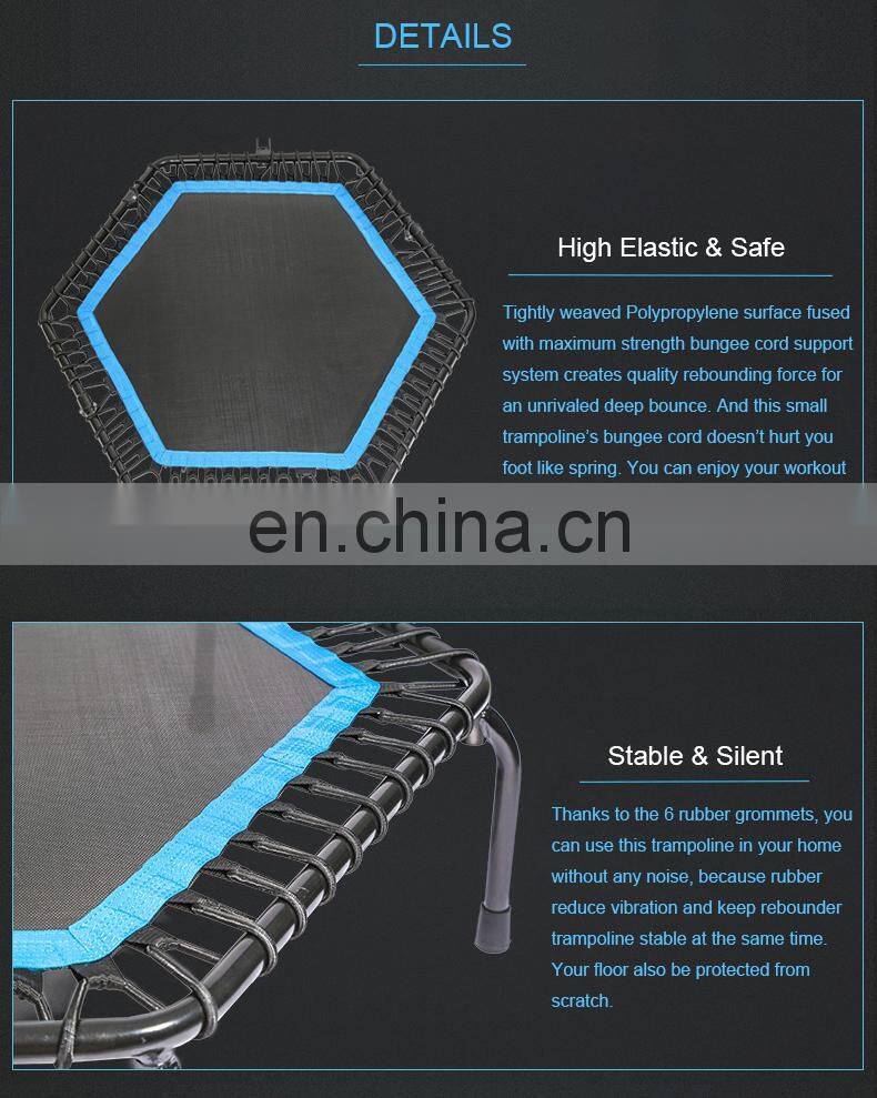 Wholesale Commercial Body Exercise Outdoor Trampoline Round Fitness Mini Folding Trampoline