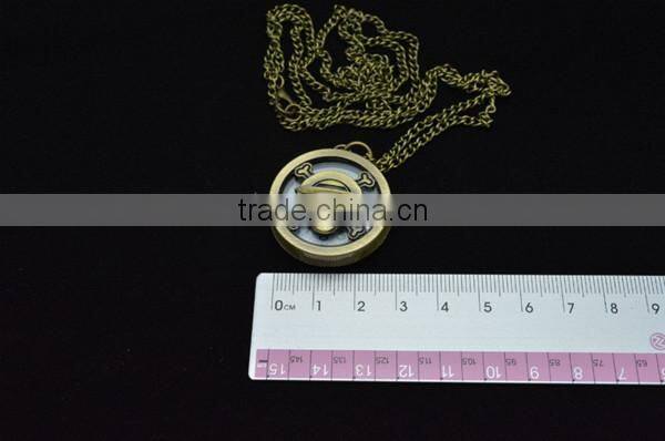 Alibaba in Dubai retro coin pocket watch eagle/skeleton pattern coin watch