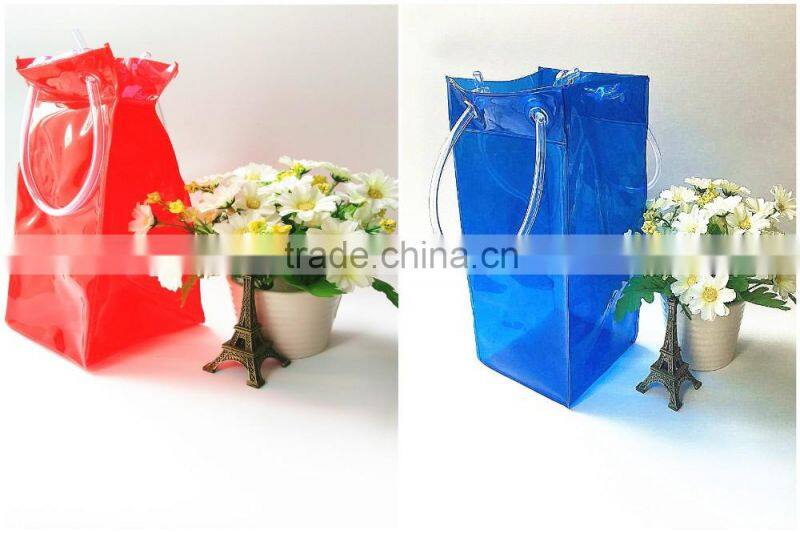 Spring Wine & Spirits Soft Clear PVC Wine Bag