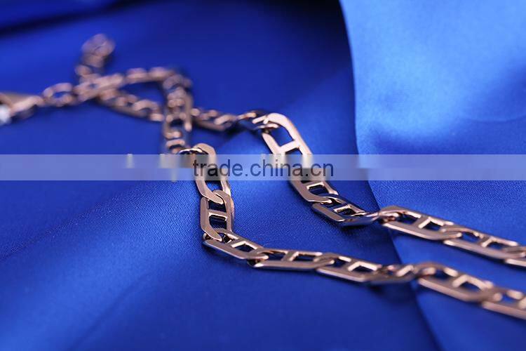 Chains Necklaces Type simple link chain jewelry chain decorative chain coffee gold plated necklace