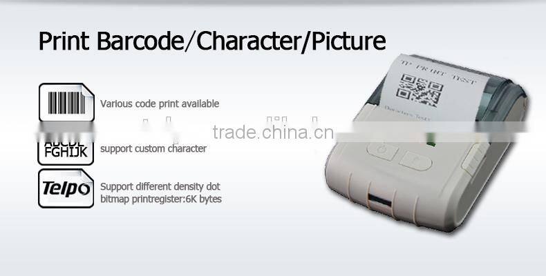 Telpo TPS345 58MM Bluetooth Mobile Printer for iPhone/iPad