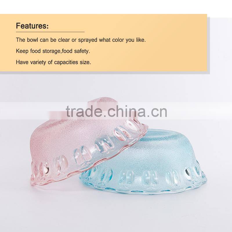 cheap glass plates set for food