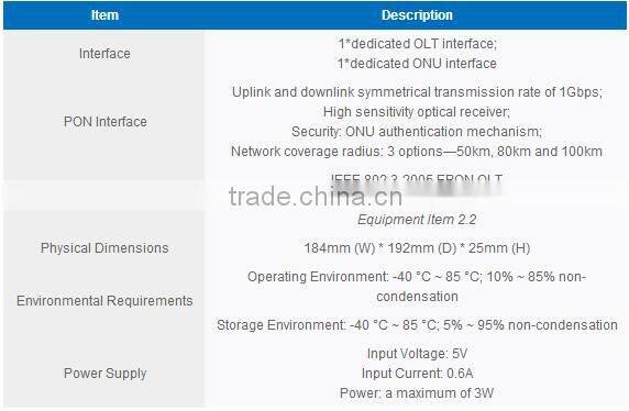 EA3302 EPON Link Amplifier EPON Repeater