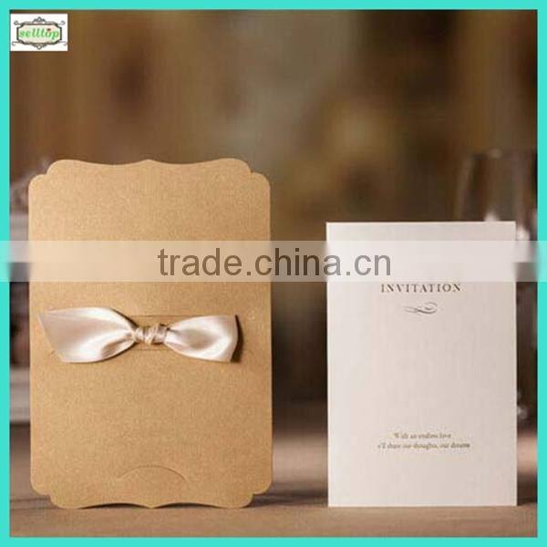 2014 hot sale wedding invitation scroll