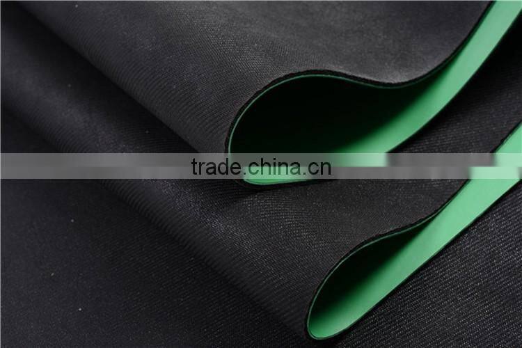 Anti-Tear wear-resisting white rubber base pu leather durable mat