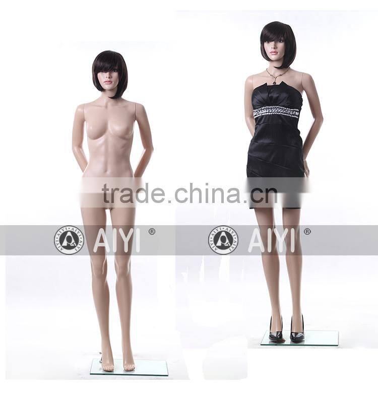 Plastic Cheap Standing Sex Female Mannequin Skin Color