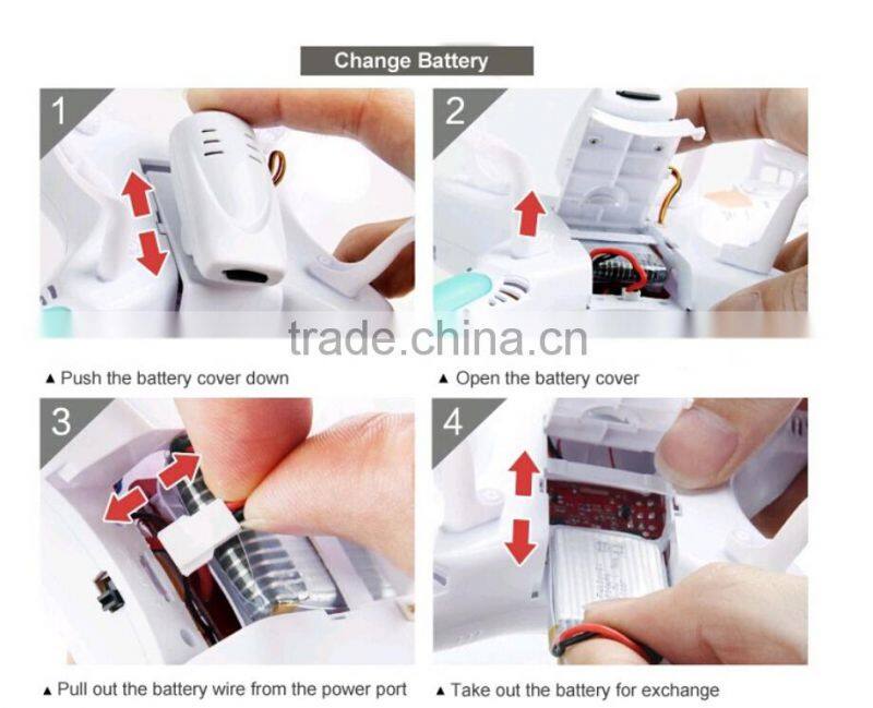 Drone 2.4G 4CH Remote Control RC Helicopter Quadcopter With 2MP HD Camera drone