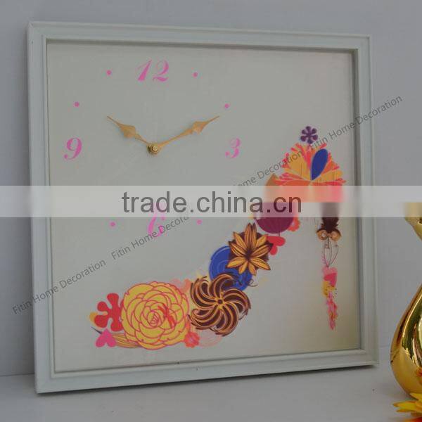 shoe wall clock art wall clock