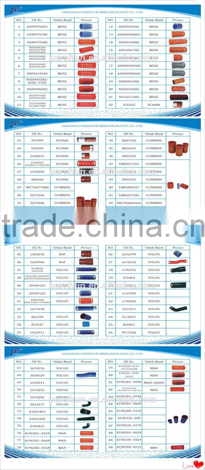 Hangzhou BMW Silicon Rubber Hose For Radiator Made in China