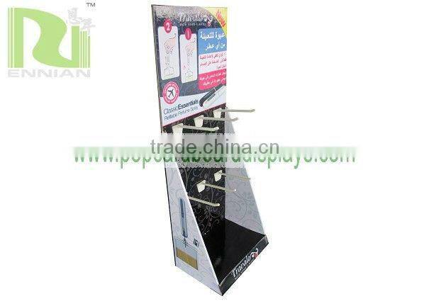 USB Disk Carton Box Cardboard Counter Displays One Direction With Metal Hook for hanging