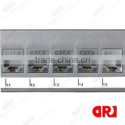 24 ports Modular design UTP CAT6 patch panel