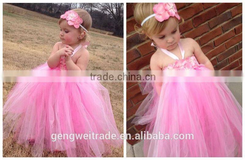 2015 Infant Baby Girls Tutu Dress Cute Baby Birthday Party Dress European Festival Girl Dress
