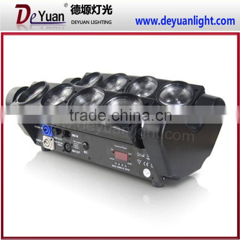 Pro lighting 8x10w white led moving head beam led spider light