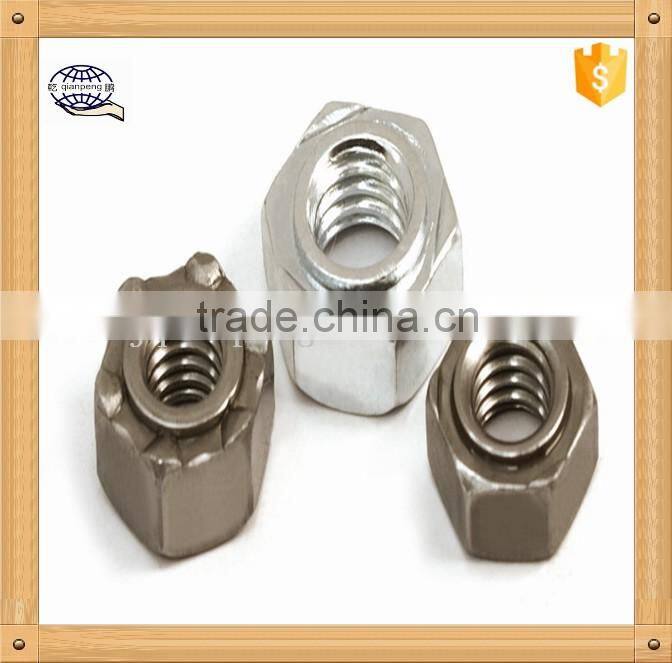 Weld Nut,round Welt Nut with good quality, customed round weld nuts with spot point