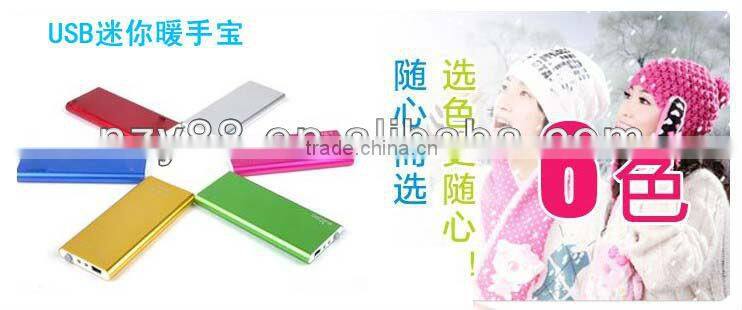 Popular USB Rechargeable hand warmer cheap price hand heater power bank