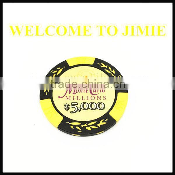 clay stickers poker chips custom