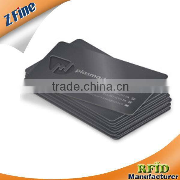 ShenZhen glossy surface engraved metal cards