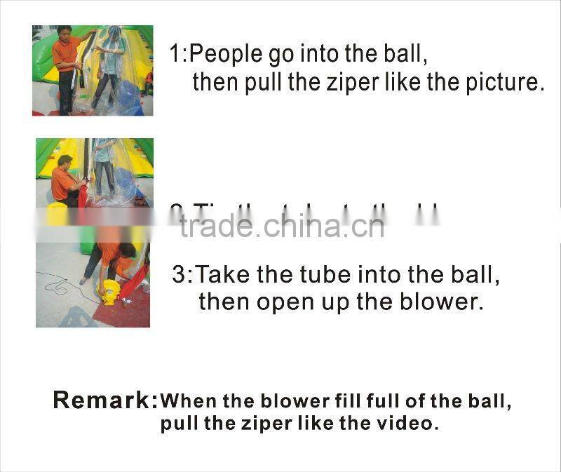 inflatable rainbow water walking ball