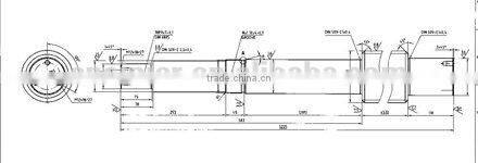TBI brand ball lead screw for cnc machine SFU1610 1000mm for cnc machine sell USD12.99/PC