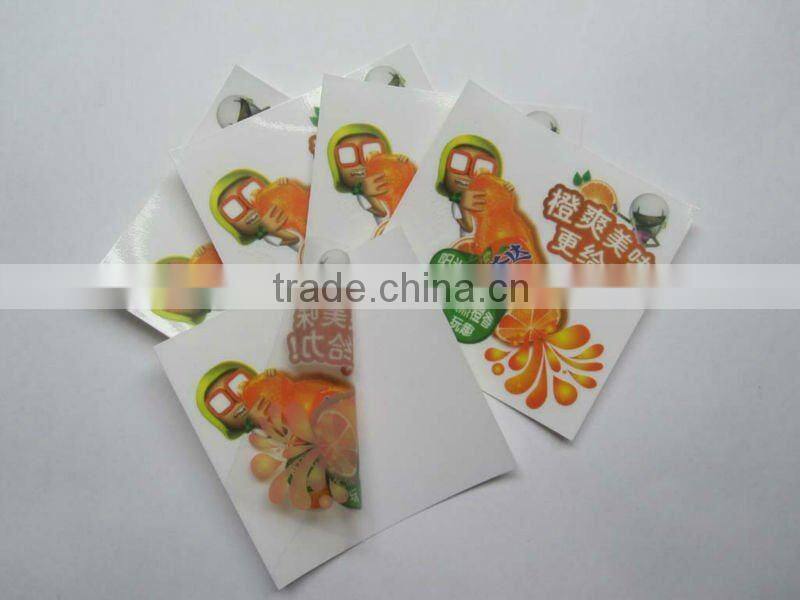 fashion pvc static sticker