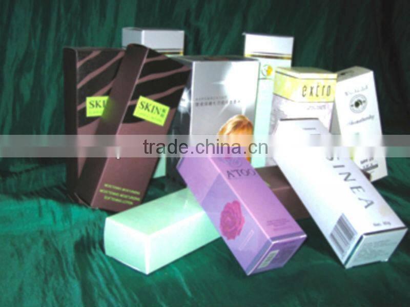 Cosmetic Carton Box with Metallic Paper
