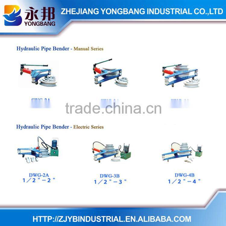 China Supplier YONGBANG Hydraulic Tools YB-SYW-4 1/2"-4" Hand Operated Bending Machine