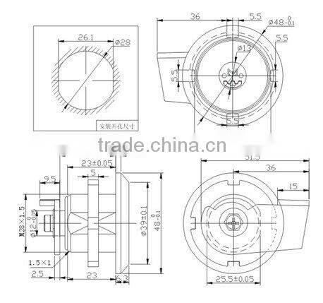 home security cylinder safe lock