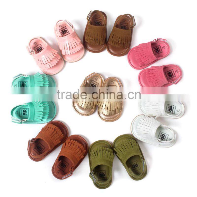 Many colors baby shoes girl Infant shoes soft sole learther baby sandal