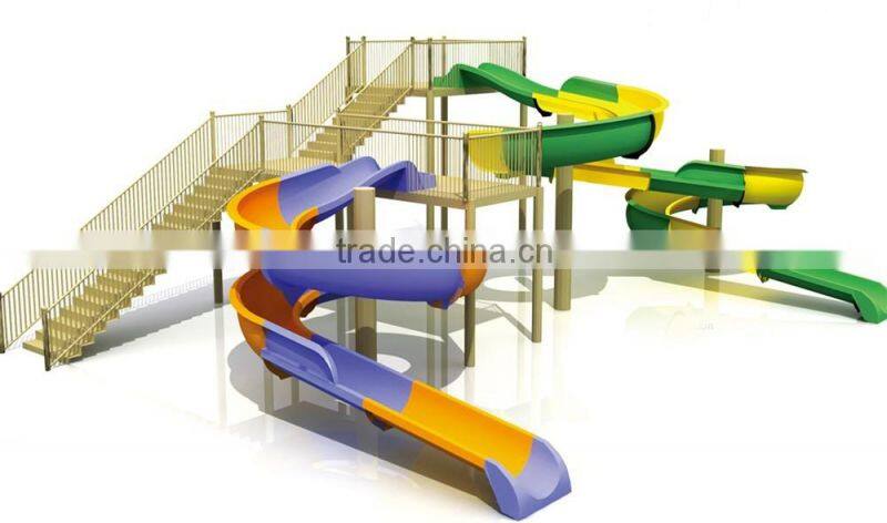 combined water park set,water slide equipment,water park playground