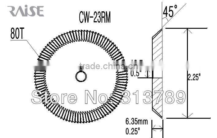 plain milling cutter HPC Key milling Cutter CW-23RM carbide cutters for HPC Mini Speedex key duplicator