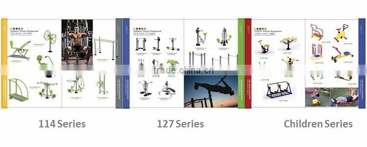 China High Quality Outdoor Exercise Physicial Fitness Equipment, Green Outudoor Gym Fitness Equipment