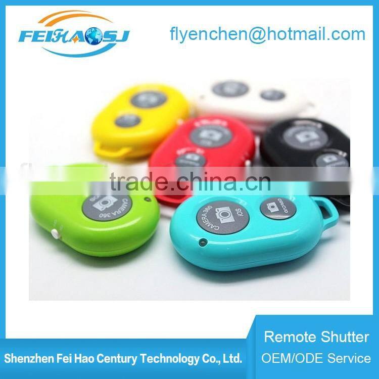 Wireless selfie stick with bluetooth remote shutter