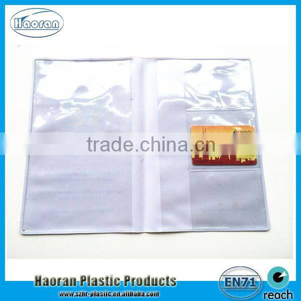 Slim shape document car wallet in vinyl plastic