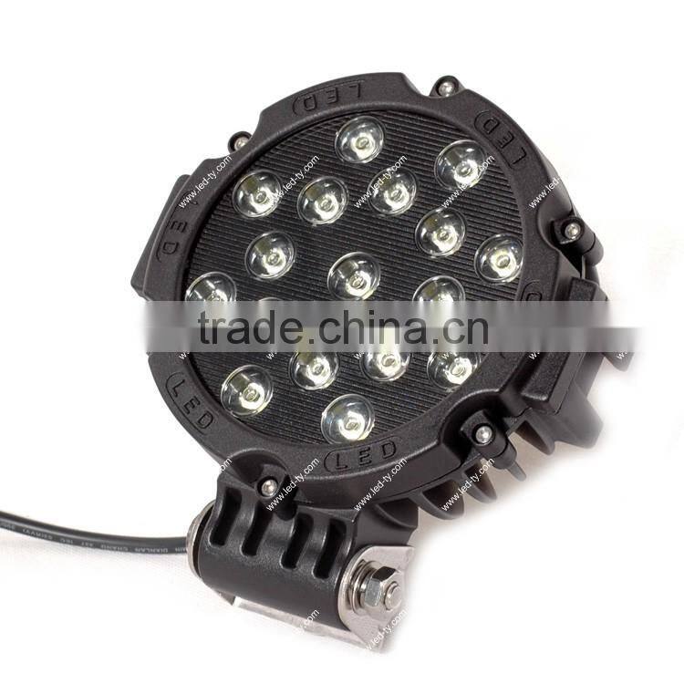 51W LED Work Light 7" LED Offroad Light 4x4 LED Driving Lights