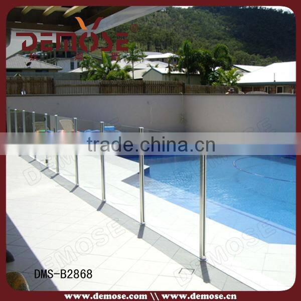 interior frameless glass railing/clamp for glass railings