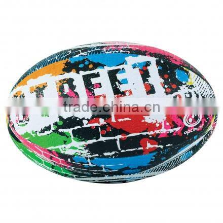 high quality rubber rugby balls