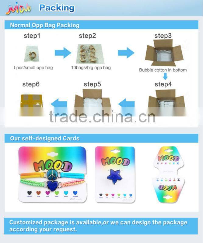 2015 Top Sales Butterfly Pattern Mood Color Change Fashion Jewellery Bracelets Jewelry Makers