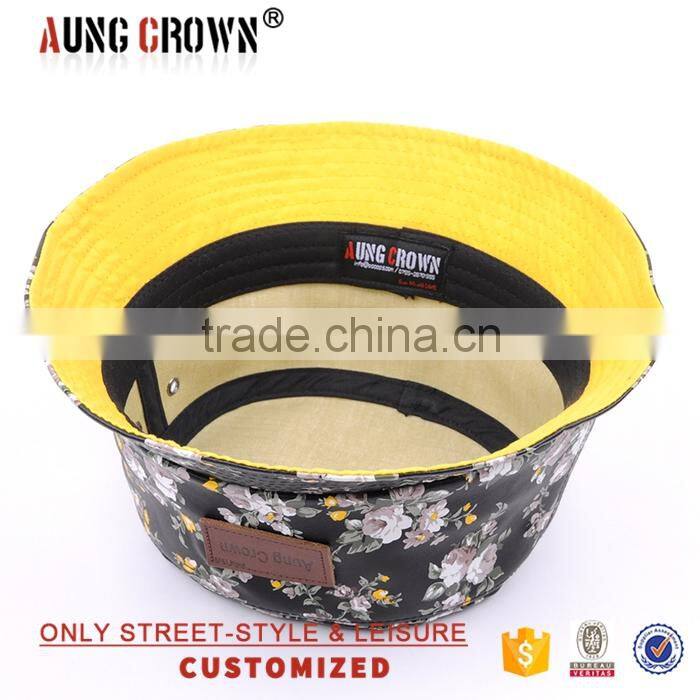2016 Trend Popular own brand name Logo Bucket Hat