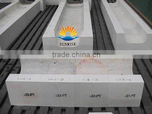 Glass furnace application fused cast azs blocks