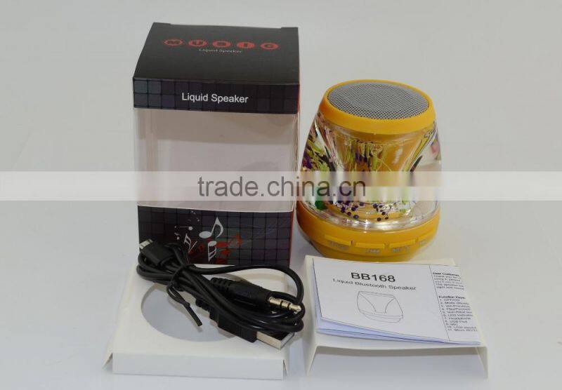 Wholesale Newest Liquid Speaker Mini Portable Capsule Travel Mobile Pocket Speaker With Rechargeable Battery