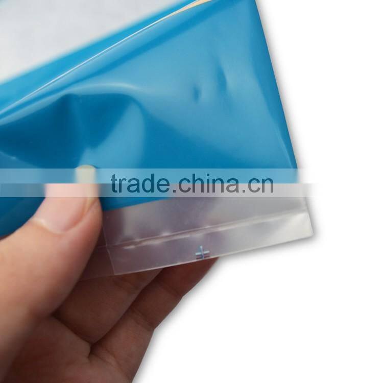 20X33.5cm vacuum seal LDPE side gusset plastic bag for food packing with custom printing