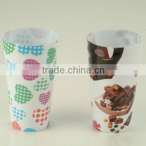 Eco-friendly 300ml/10oz plastic fruit juice cup