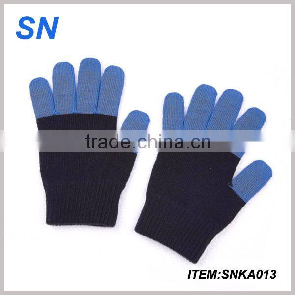 noble hot fashion SN factory Unisex Magic finger touch glove with high quality cashmere
