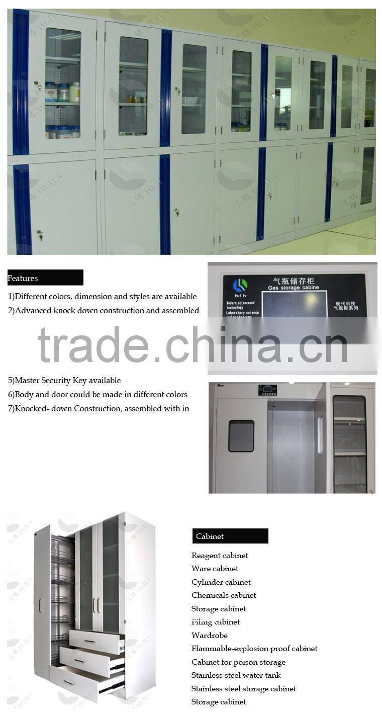 Lab supply reagent ware cylinder filing laboratory cabinet