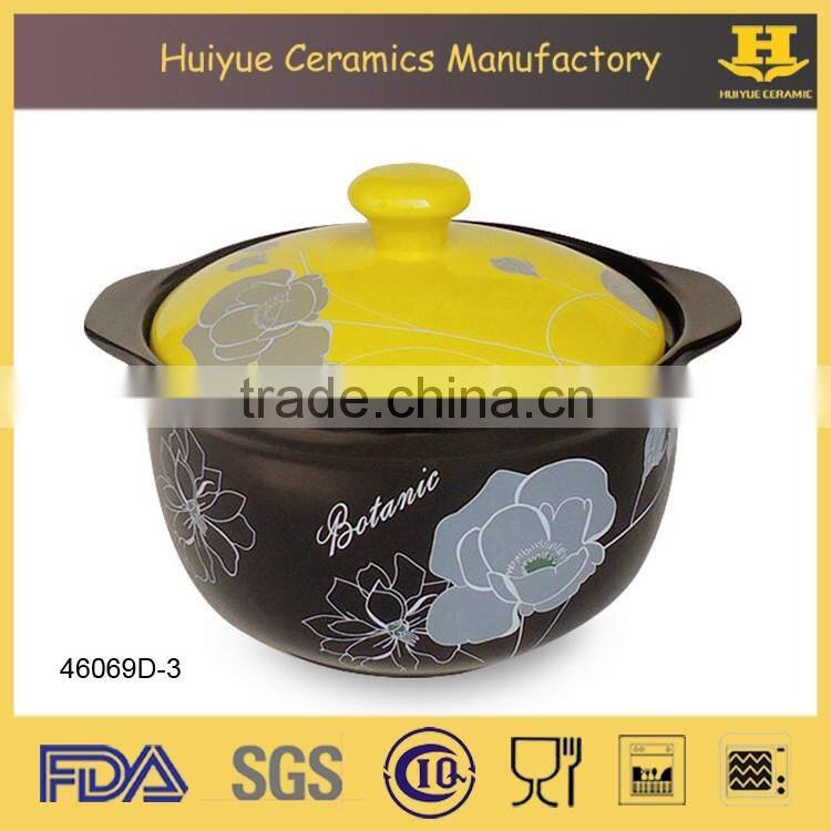 ceramic casserole cookware with customized printing