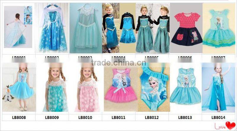 Accept wholesale cheap new style kids angel dress